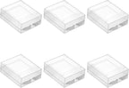 Cosmos Pack of 6 Plastic Protective Storage Case Boxes Holder Compatible by Unknown