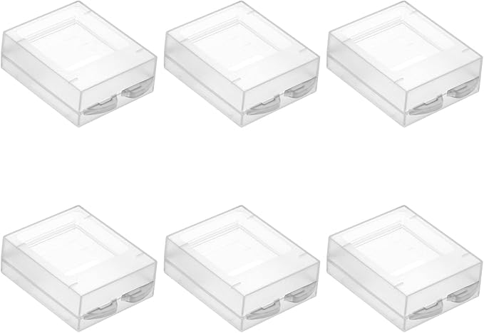 Cosmos Pack of 6 Plastic Protective Storage Case Boxes Holder Compatible by Unknown