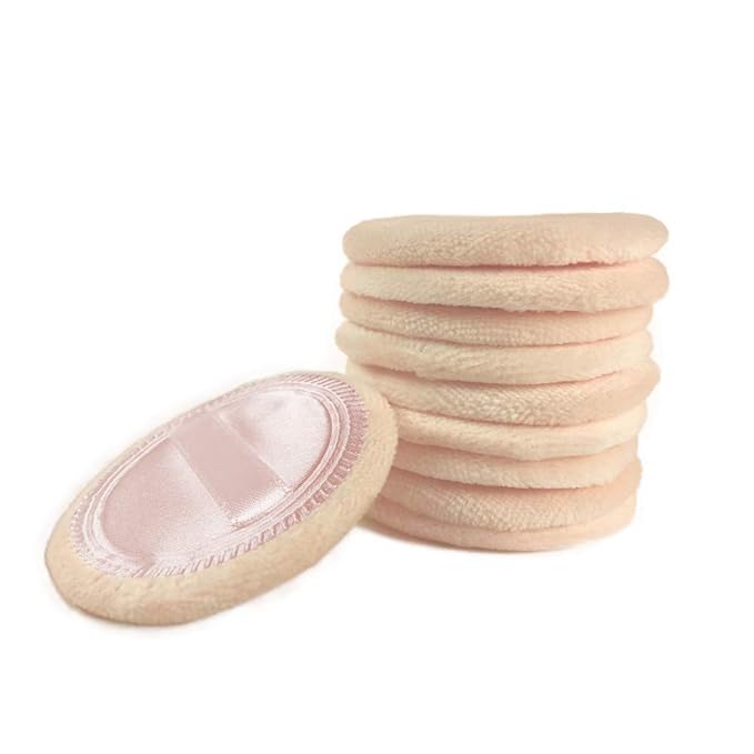10pcs Powder Puff Cotton Cosmetic Face Makeup Powder Puffs Pads - Image 5