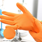 Alimat PluS 3 Pack Reusable Cleaning Gloves Latex Free, Dishwashing Rubber - Image 6