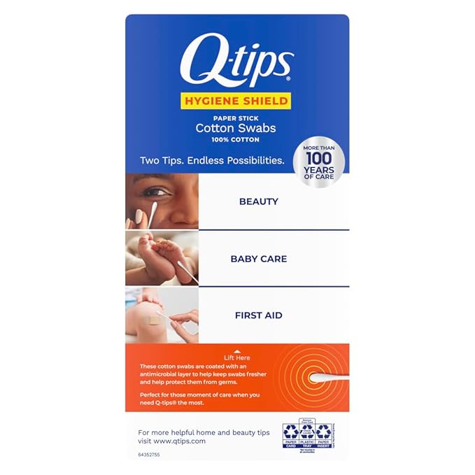 Q-tips Antimicrobial Cotton Swabs Cotton Buds - Image 2