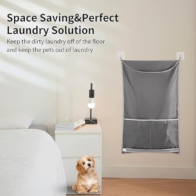 Hanging Laundry Hamper, Over The Door Laundry Hamper, Hanging Laundry Bag - Image 5