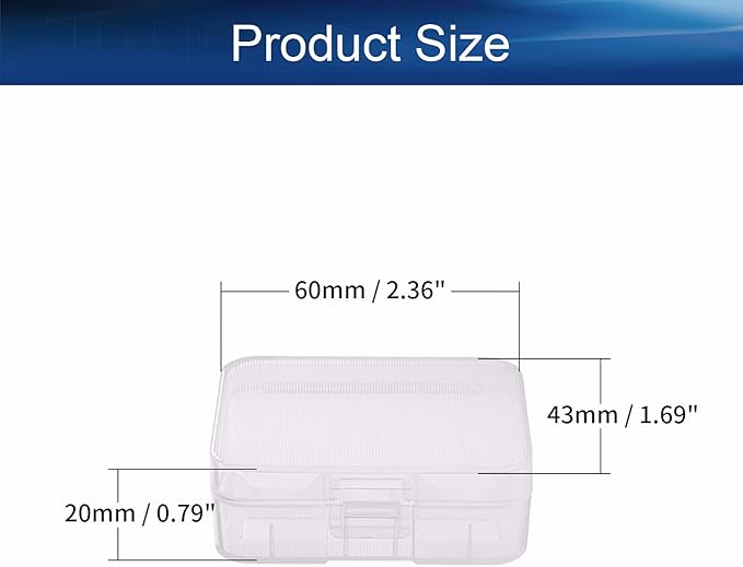 Heyiarbeit Battery Storage Case Holder Box - Image 2