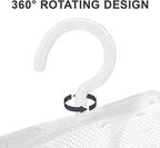 Mesh Storage Hanging Bag with Swiveling Hook - Image 3