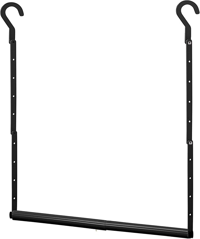 STORAGE MANIAC Adjustable Closet Rod Extender, Heavy Duty Space-Saving Clothes by STORAGEMANIAC