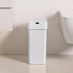 9L/2.4Gal Touchless Bathroom Trash Can, 0.2s Motion Sensor Auto-Close, IPX5 by LYNLOO