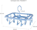 Small Clip & Drip Hanger 2-Pack, 12 Clips & 360 Rotatable Hook, Drying Hanger - Image 3