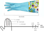 Household Gloves Latex Free Cleaning Grey and Yellow Gloves - Image 2