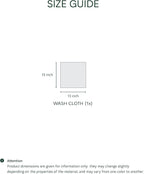 Lacoste Heritage 100% Supima Cotton Wash Cloth, Premium Super Soft Bath Towel - Image 2