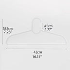 Clothes Hangers 30 Pack, Non-slip Short Neck Hanger - Image 5