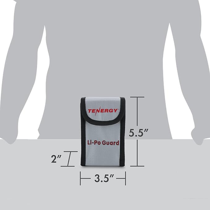 Tenergy 4 Pack, Fire Retardant Lipo Bags, Battery Bags - Image 5