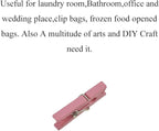 HAHIYO Colorful Wooden Clothes Pins Clothespins Mini Do NOT Fall Apart 1 inches - Image 5
