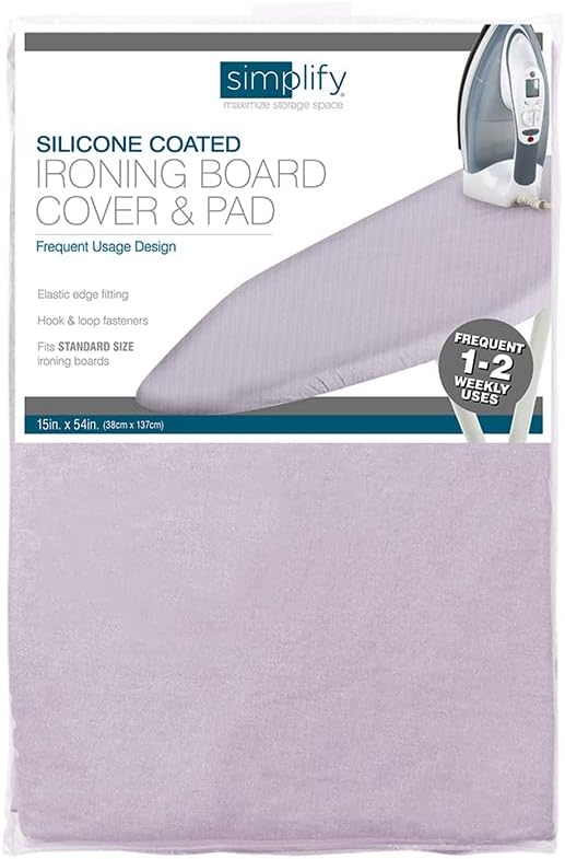 Simplify Ironing Board Cover and Pad | Silicone Coated | Scorch Resistant | - Image 9