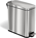 iTouchless 3 Gallon Slim Bathroom Trash Can - Image 4