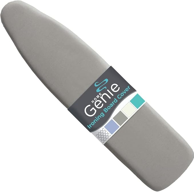 HOME GENIE Ironing Board Cover, Extra Thick Padding, Scorch Resistant Silicone by HomeGenie