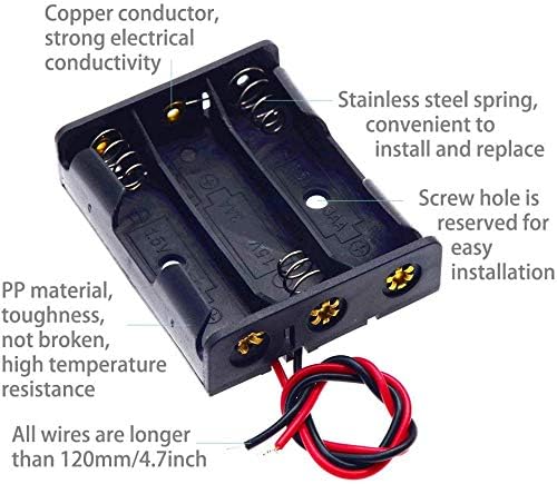 GTIWUNG 8Pcs 1.5V/3V/4.5V/6V AA Battery Holder - Image 2