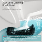 HAMITOR Toilet Bowl Brush Without Holder: Bathroom Deep Cleaning Toilet Cleaner - Image 2