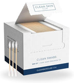Clean Skin Club Clean Swabs | 500CT | One Pointed Tip | Biodegradable + Organic by CLEANSKINCLUB