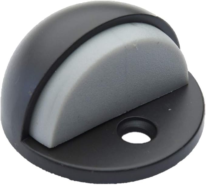 QCAA Low Dome Floor Door Stop, H 25.4 x Diameter 44.5mm, Zinc Die Cast - Image 2