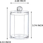 10oz Cotton Round Holder with Lid, Vertical Dispenser - Image 5