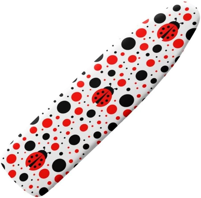 Cartoon Ladybug Ironing Board Cover 15x54 Inch Cute Lady Bug Iron Board Cover by Daulesho