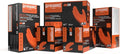 GLOVEWORKS 8 Mil Orange Nitrile Disposable Gloves Heavy Duty Industrial RDT by GLOVEWORKS