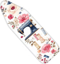 Nuxovilar Vintage Sewing Machine & Floral Pattern Ironing Board Cover, Fits by Nuxovilar