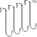 FYY Over The Door Hooks, 4 Pack Upgraded Long Door Hangers Hooks by FYY