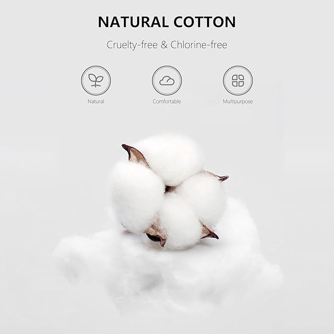 1500pcs Tiny Cotton Buds, with Round & Spiral - Image 3