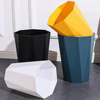 Bathroom Trash Can 1.8 Gallon Small Waste Basket Plastic Plastic Garbage Can - Image 7
