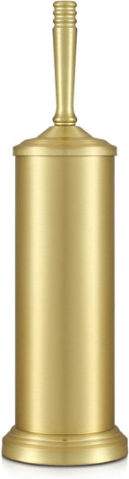 Gold Toilet Brush and Holder Set, Stainless Steel Toilet Brush by Unknown