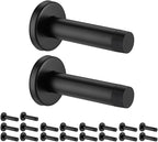 JQK Door Stopper Black, 304 Stainless Steel Thicken 1mm Sound Dampening Door by Homeimprovement