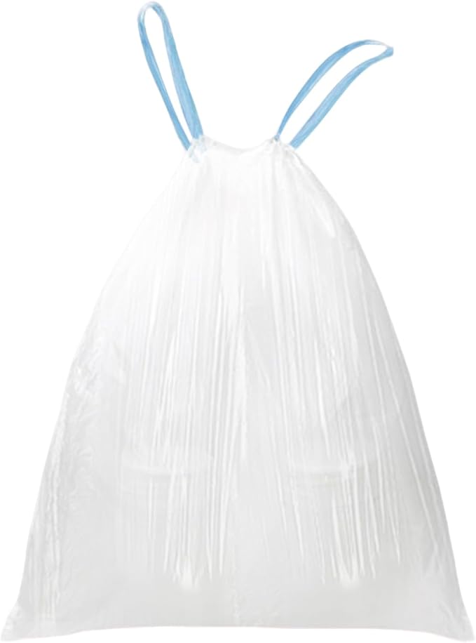 4 Gallon Trash Bags Drawstring, 4 Gal Small Garbage Bags by BUYITNOW