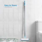 Floor Scrubber with Long Handle, 2 in 1 Scrubbing Brush Stiff Bristle Shower - Image 5