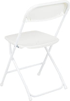 Flash Furniture Hercules Series Plastic Folding Chair - White - 20 Pack 650LB Weight Capacity Comfortable Event Chair-Lightweight Folding Chair - Image 11