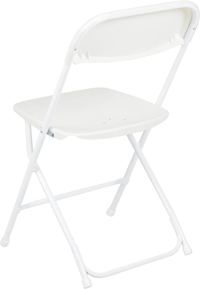 Flash Furniture Hercules Series Plastic Folding Chair - White - 20 Pack 650LB Weight Capacity Comfortable Event Chair-Lightweight Folding Chair - Image 11