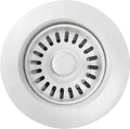 White Polymer Drain Kitchen Sink Drain Assembly by EADOT