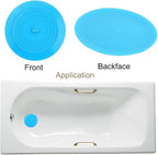 V-TOP Tub Stopper 2 Pack, 6 inches Large Silicone Drain Plug Hair Stopper Flat - Image 6