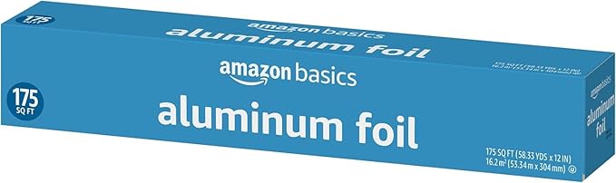 Amazon Basics Aluminum Foil for Cooking, Roasting and Food Wrap, 175 Sq Ft - Image 3