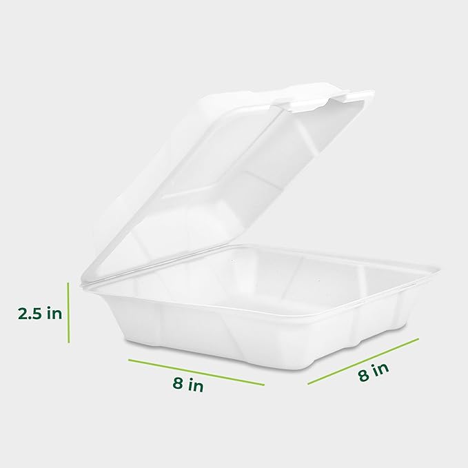 Freshware Compostable Clamshell Food Containers - Image 3