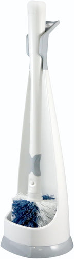 Unger No-Drip Toilet Brush Set, Flexible Neck Scrubber by Unger