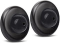 2 Pack Convex Wall Door Bumper Stop Black – 2-1/2” Outside Diameter Stainless by KOVOSCH