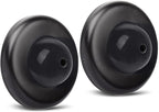 2 Pack Convex Wall Door Bumper Stop Black – 2-1/2” Outside Diameter Stainless by KOVOSCH
