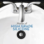 Bathroom Sink Hair Catcher for Pop-Up Drain – SinkRing 1.57" Precision Strainer - Image 4