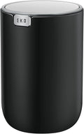 EKO Mini Desk Trash Can with Swing-Top Lid 0.4 Gallon Small Table Round by EKO