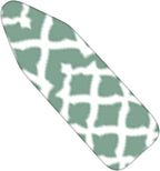 Nuxovilar Green Geometric Pattern Ironing Board Cover, 15 * 54inch, Fits Most by Nuxovilar