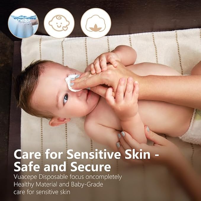 Face Towels Disposable Cotton Facial Towels, Drying Tissue - Image 2