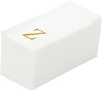 Luxenap 15.8 X 7.9 Inch Linen-Feel Guest Towels, 50 Lettered Hand Towels by Restaurantware