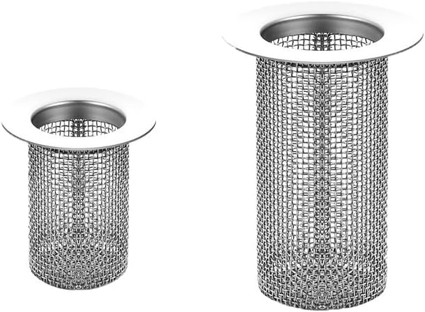 2 Pack Sink Drain Hair Catcher Shower Drain Strainer Stainless Steel Long by Unknown