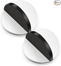 2 Pcs Self Adhesive Door Stoppers, Stainless Steel Floor Door Stop Wall by Unknown